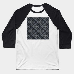 Vintage dark, goth retro pattern Baseball T-Shirt